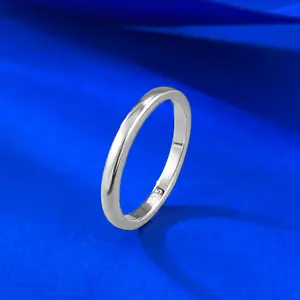 S925 Sterling Silver Smooth Surface Plain Band Ring -293(50%)