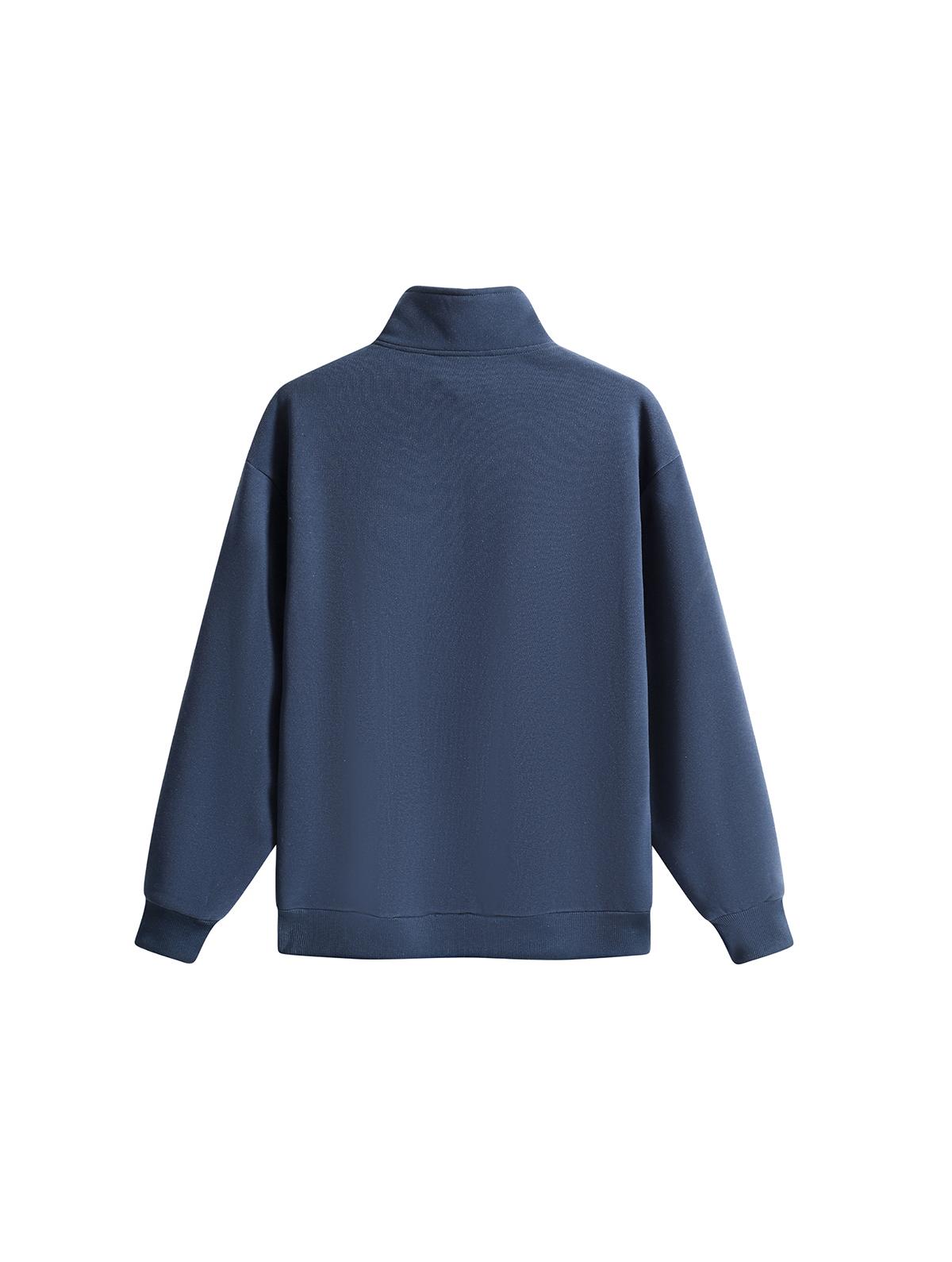 3-pack men’s stand-collar sweatshirts, men’s sweatshirts. Loose fit, half-zip stand collar design, soft, comfortable, skin-friendly fabric, minimalist solid color design, available in multiple colors, suitable for daily commuting, school, shopping, sports