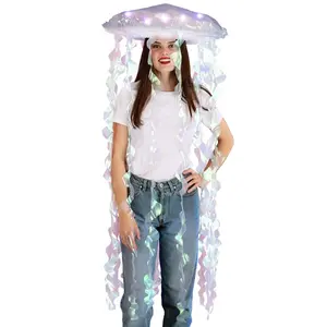 Jellyfish Light-Up Costume Hat