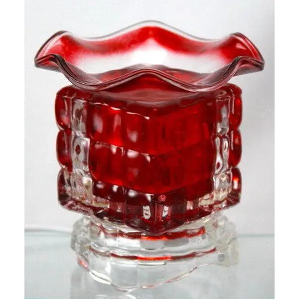 Red Dice Shape Dimmer Fragrance Lamp, Aromatic Oil burner, Wax Melter Decor Switch Light