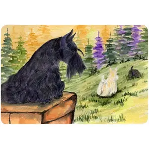 212 MAIN Scottish Terrier Mouse Pad - Heat Resistant, Permanently Dyed Polyester Surface, Durable Multi-Use Hot Pad/Trivet for Computers, Office Equipment