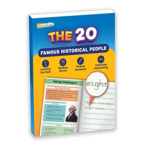 TOP 20 Series- FAMOUS HISTORICAL PEOPLE-Learn, Read, Write, & practice neat Handwriting All together. Improves Handwriting Quickly!