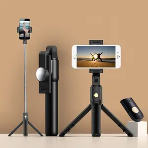 Extendable Selfie Stick Tripod with Wireless Remote and Mirror, Portable, Lightweight, Compatible with iPhone17 16 15 14 13 12 Pro Xs Max X 8Plus, Samsung Smartphone and More