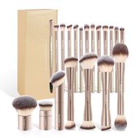 20 Counts Brushes + Storage Case - Light Golden 