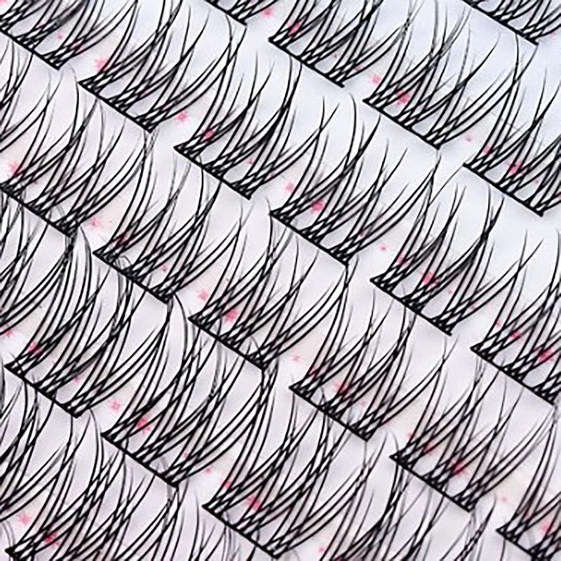 Natural Lash Extension Kit 168Pcs Eyelash Extensions Kit Individual LashesExtensions withLash Bond & Seal & Tweezersfor Beginners cluster applicator makeupcosmetic cosmetic Gentle eyelashes &adhesives 0.05mm cluster kit volume eyelash cluster