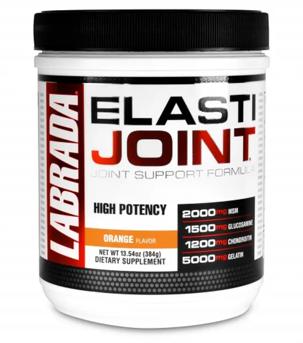 Labrada Nutrition ElastiJoint Joint-Support Dietary Supplement, Flexible Edible Powder Drink Mix, 350gm, Strengthens and Rebuilds Joints, Strengthen And Rebuild Joints