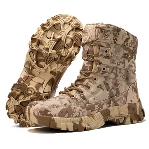 Men‘s High-end outdoor jungle hunting boots, anti-slip and breathable dlesert boots, hiking shoes, tactical boots