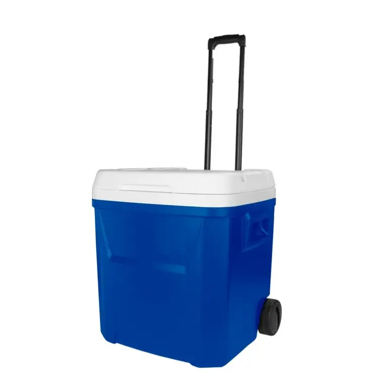 Laguna 60 QT Ice Chest Cooler with Wheels Blue Portable and Durable for Outdoor Use Laguna 60 QT Ice Chest Cooler with Wheels Blue Portable and Durable for Outdoor Use