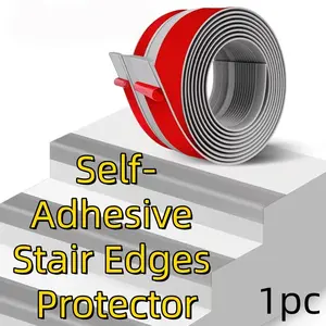 7.3cmx2meters 1pc Self-Adhesive Stair Edges Protector, Self-Adhesive Stair Edges Decoration for Indoor And Outdoor Steps, Outdoor Use, Durable, And Easy to Install