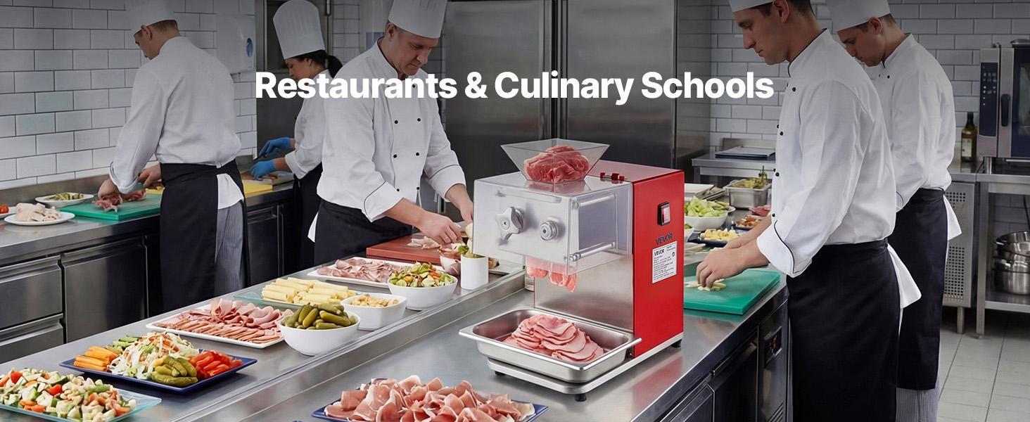 【Summerfinds】VEVOR Meat Cutting Machine, 850W Commercial Slicer, 3.5mm Heavy Duty Stainless Steel Blade Shredder for Boneless Meat Soft Vegetables, Electric Food Slicers for Kitchen Restaurant Supermarket