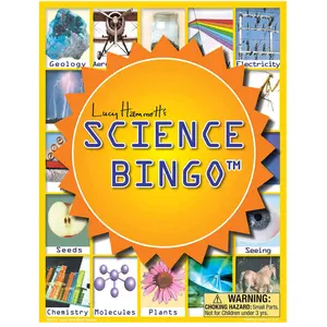Lucy Hammett Science Bingo 6 Picture Boards, 42 Cards & Bingo Chips, All Ages