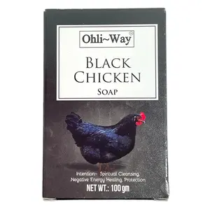 Ohli~Way Gallina Negra (Black Chicken) Soap – 100gm for Protection &amp; Cleansing