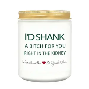 Best Friend Candle - Sister Candle - Funny Birthday Gifts for Women - Hand Poured -  Bestie Gift - Cotton Wick, Cute Christmas Friendship Gifts Ideas, Valentines Day, Scented Candles