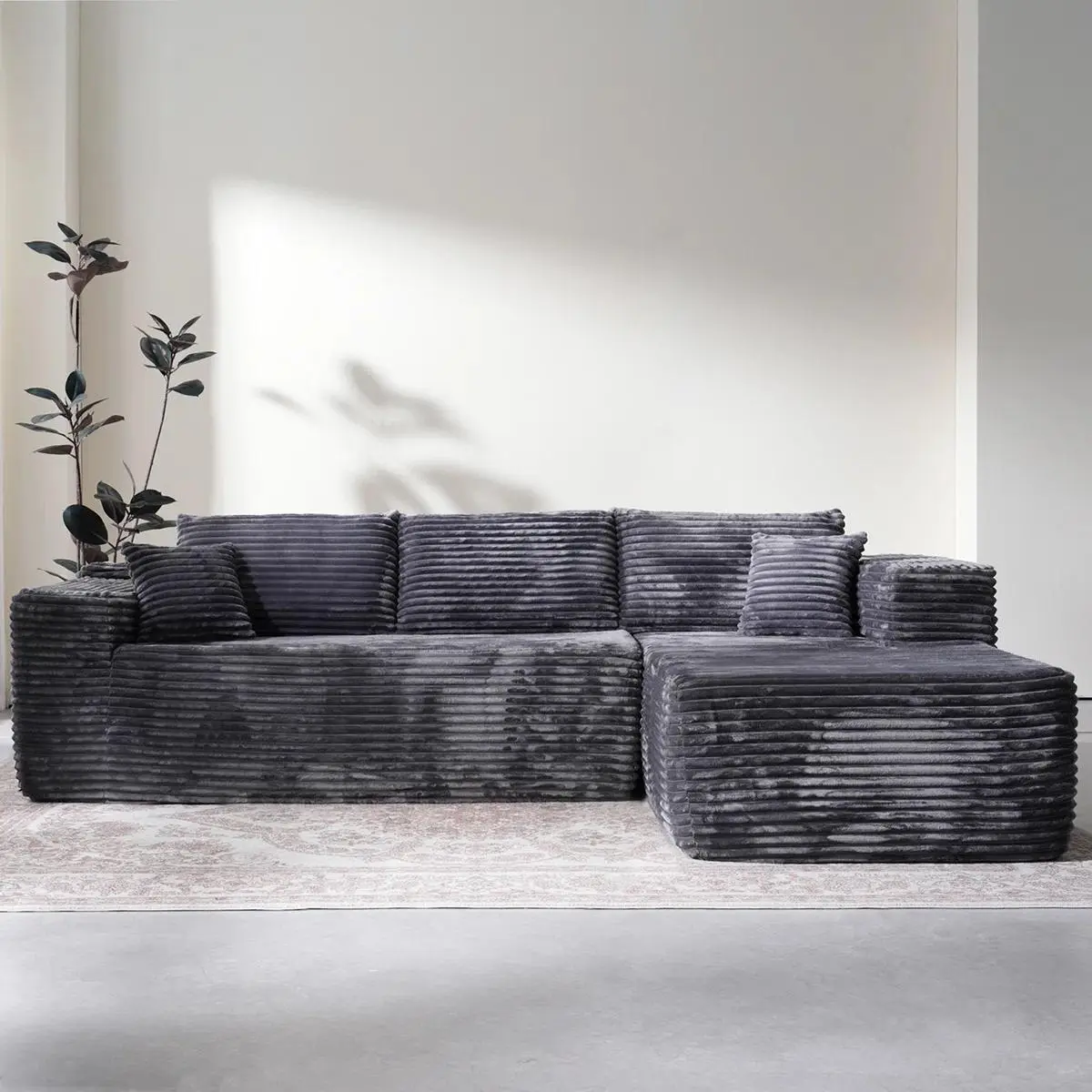 Dark Gray Sofa (Right)