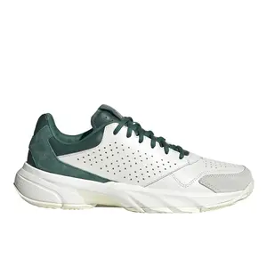 adidas Mens Courtjam Control 3 Premium Tennis Sneakers Shoes - White