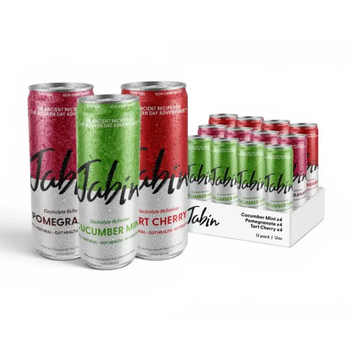 Jabin Variety Pack (12 cans) - Apple Cider Vinegar Recovery Beverage