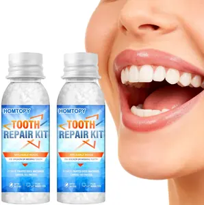 Malleable Dental Glue Sets, Temporary Tooth Replacement Kits, Malleable Dentures, Temporary Fillers, Non-Toxic And Odorless, Suitable For Daily Use.