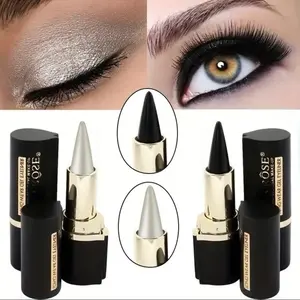 Creamy texture Eyeliner, 1 Count /2 Counts Easy Coloring Sweat Proof High Pier Pencil, Daily Makeup Accessories for Women and Girls, back to school, fall gift