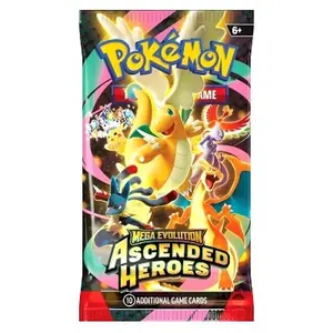 Pokemon Mega Evolution Ascended Heroes 10 Additional Game Cards for Collectors and Fans