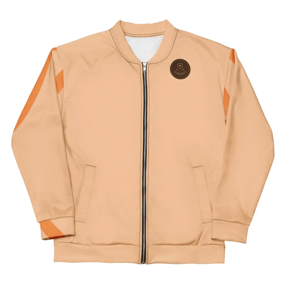 Unisex Bomber Jacket - Orange Circles