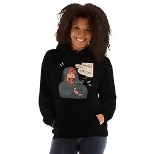 Caseoh & Kitty Cute Unisex Hoodie Caseoh & Kitty Cute Unisex Hoodie