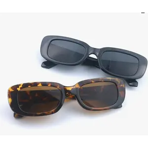 Rectangle Sunglasses for Women Men Small Narrow Square Frame UV400 Protection-USA