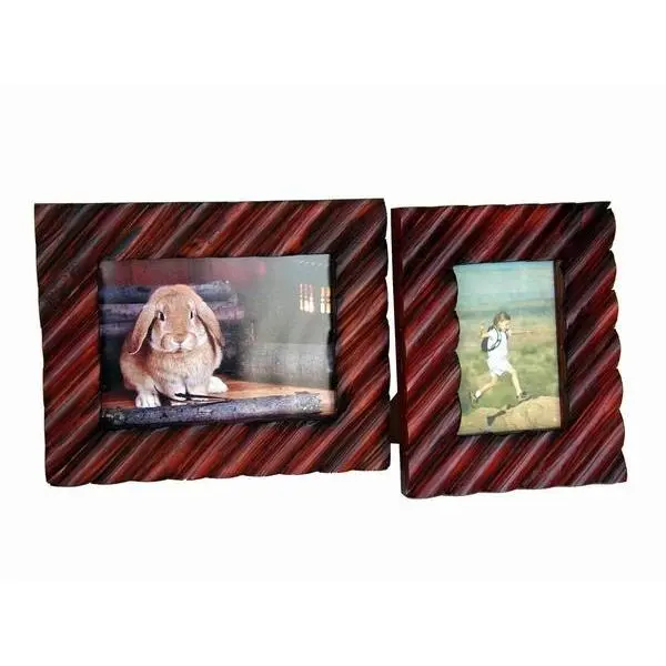 Sunshine Trading ST-24-7 Handmade Wood Photo Frame - 5 x 7 Inch
