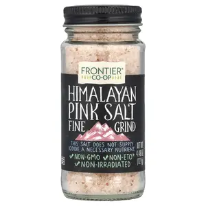 Frontier Co-op Himalayan Pink Salt, Fine Grind, 4.48 oz (127 g)