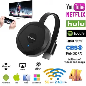 TV Stick Mirascreen G28 Wireless 4G 5G Wifi  Display Receiver Stream Cast Adapter Mirror Screen Horizontal And Vertical Screen