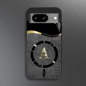 Suitable for [Google Pixel 8a] high-end MagSafe phone case🥰，Choose from any of the 26 letters， Minimalist, premium design—drop-resistant and fingerprint-proof YM99