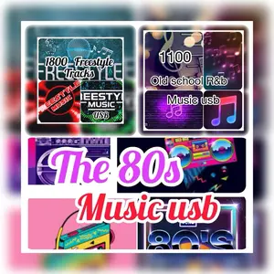 The ultimate 80s and 90s 3 Pack  music USB