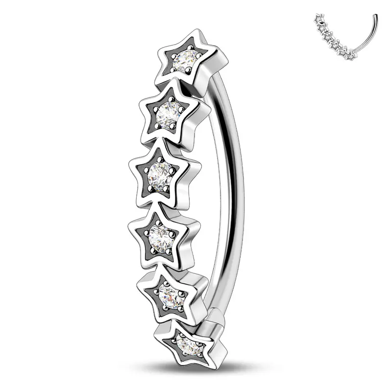 Oufer Celestial Star Belly Ring belly pierce