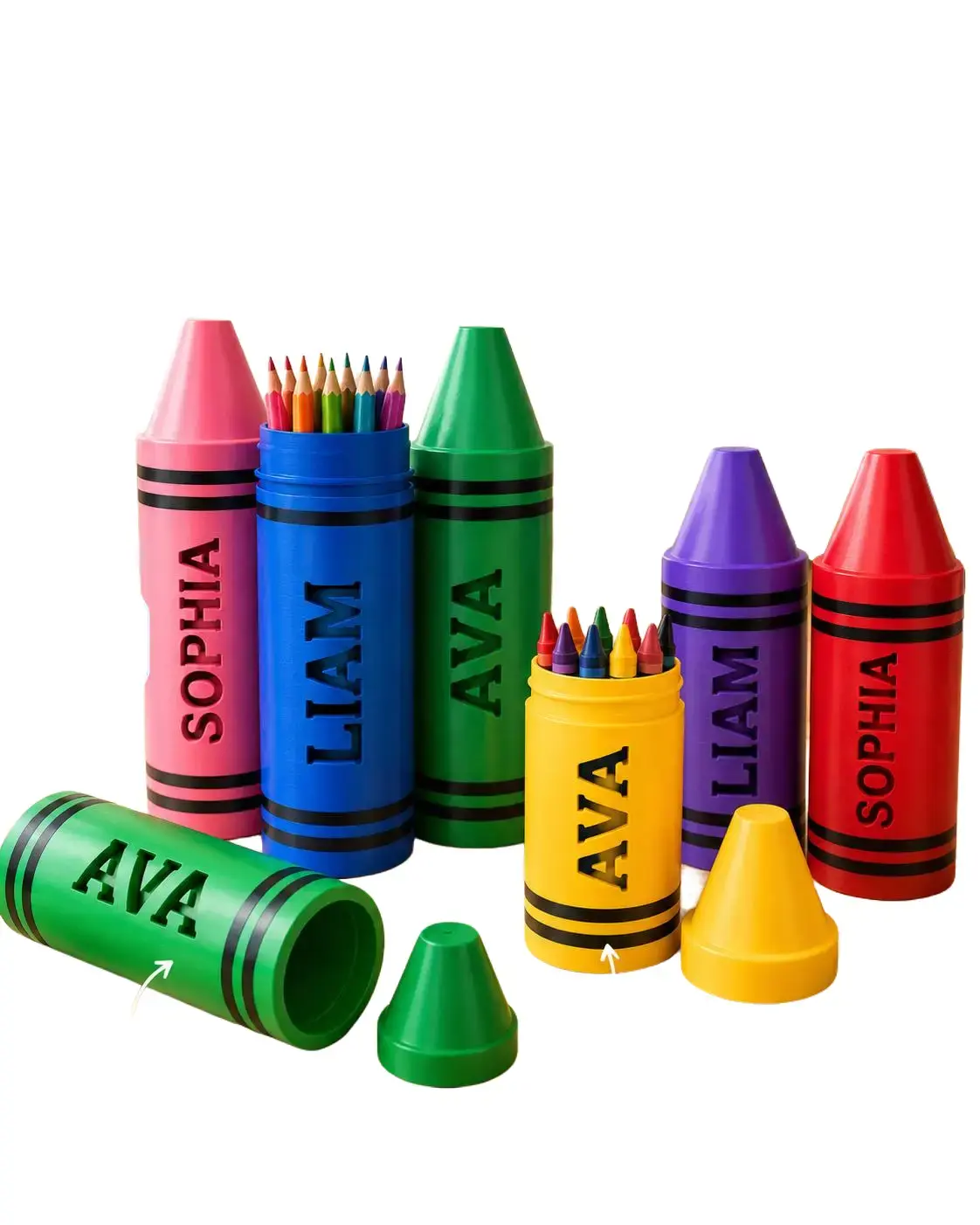 Personalized Crayon/Pencil Holder Personalized Crayon/Pencil Holder