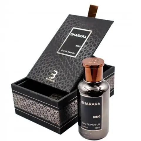Men's Bharara King Fragrance - Fruity Eau de Parfum Spray, Single Item, 3.4 Oz/100ml