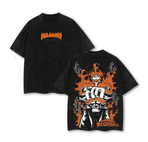 Endeavor My Hero Academia T-Shirt, Hellflame Fire Hero Tee