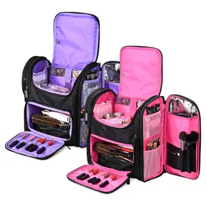 Byootique Byootique Portable Soft Sided Makeup Backpack Cosmetic Storage Organizer Travel