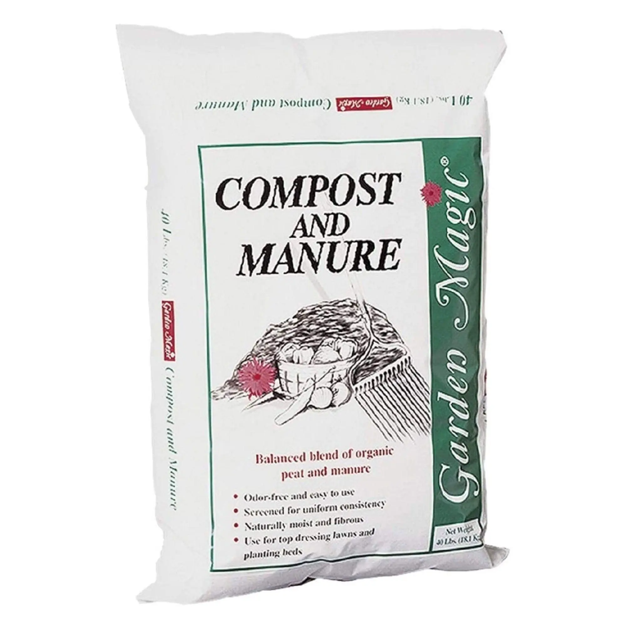 Michigan Peat 5240 Outdoor Lawn Garden Compost and Manure Blend, 40 Pound Bag Michigan Peat 5240 Outdoor Lawn Garden Compost and Manure Blend, 40 Pound Bag
