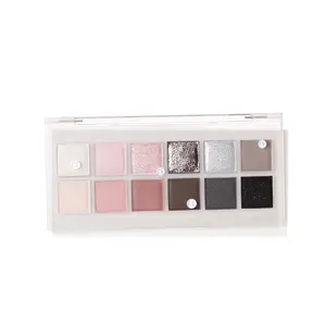 JOOCYEE 12 Shade Multi-Use Eyeshadow Palette, Multi Use, Face and Eye Palette, Blush, Eyeshadow, Contour, Highlighter, High Coverage, Long Lasting, No Creasing, No Fallout, Beginner Friendly, Travel Size, Party Makeup,  Mother's Day Gift, Summervibes