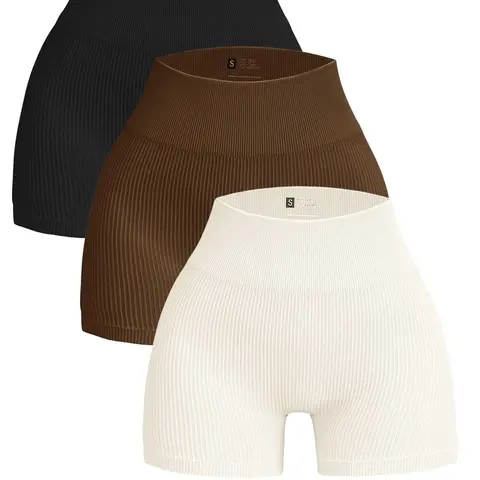 Women's Solid Color High Waist Sports Shorts, High Waisted Shorts Casual Comfort and Durability Breathable Skinny Athletic Shorts for Yoga Gym Workout Running, Ladies Sportswear for Summer Workout Clothes Women