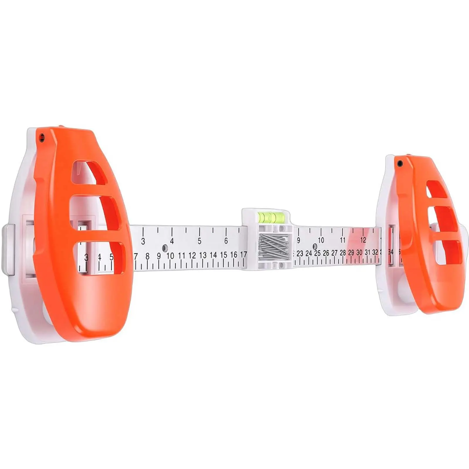 Picture Hanging Tool with Built in Level, Precision Marking,Alignment Ruler for Photo Frames, Wall Decor, Mirrors, ABS Wall Friendly DIY Hanger