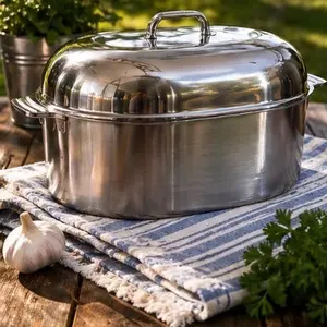 AlumaChef 15" Oval Roaster
