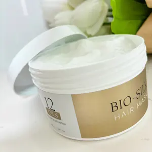 Bio Silk Hair Mask Treatment with 12 Intensive Oils for All Hair Types by Pierina