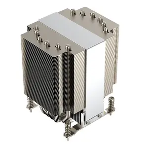 New Lga 1700/1851 4u Cooler, 6 Heat Pipes Active Cpu Fan, Silent Desktop PC, Intel 12th/13th Gen, Dual Fans, Quiet Temperature Control