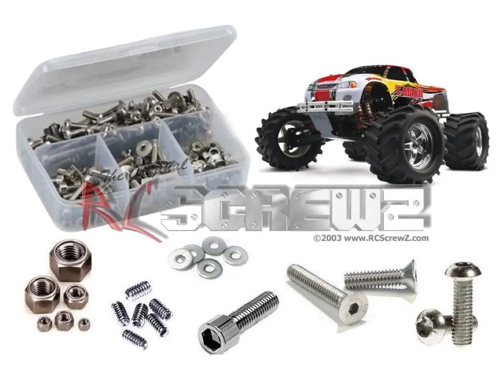 RCScrewZ Stainless Steel Screw Kit tra001 compatible with Traxxas T-Maxx 2.5 (Model #4910)