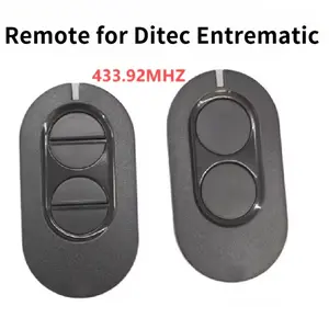 Wireless Remote Control Opener Transmitter, 2/4 Button Rolling Code 433 Mhz Garage Door Controller, Lithium Battery Included