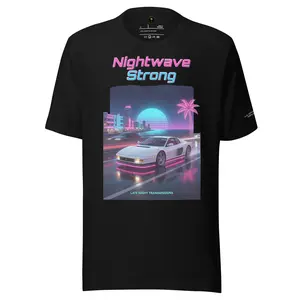 Men's Unisex Short-Sleeve Parallel Circuits Nightwave Strong T-Shirt | The Zepherous Archive Tee Tshirt Top Streetwear Crewneck Casual Menswear Graphic