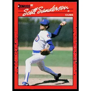 Scott Sanderson 1990 Donruss #647 Chicago Cubs