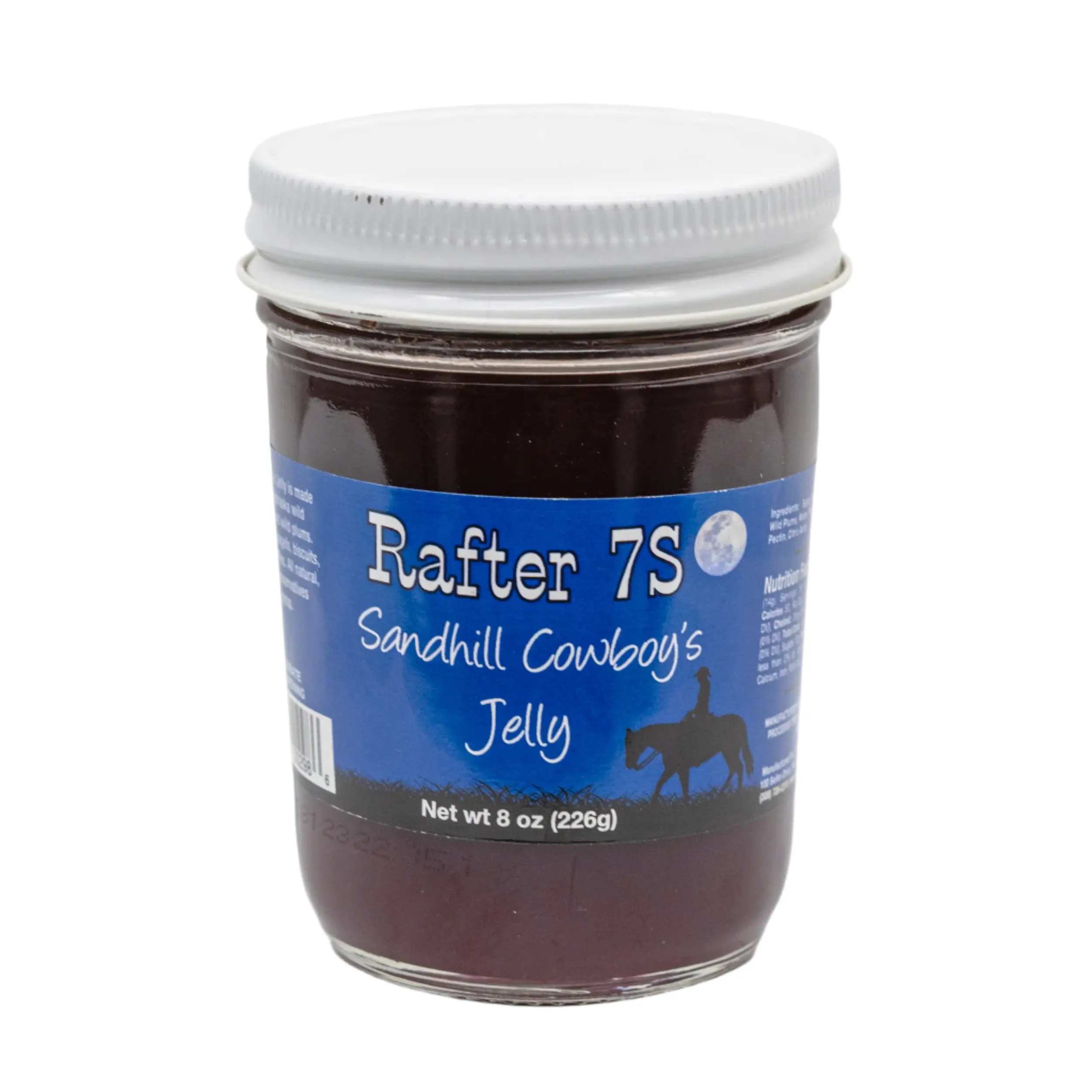 Sandhill Cowboy Jelly | Wild Plum and Chokecherry Jelly | 8 oz |  Rafter 7S