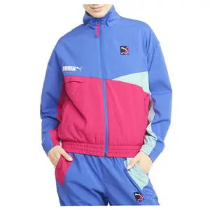 PUMA Womens International Winterized  Athletic Outerwear Casual - Blue, Pink