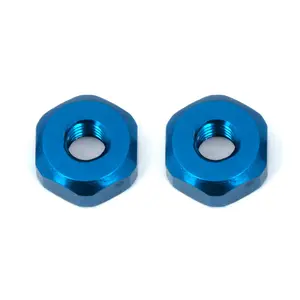 Team Associated RC10 B6/B6D Buggy Blue Alloy Thumbscrews (2pcs) ASC91729
